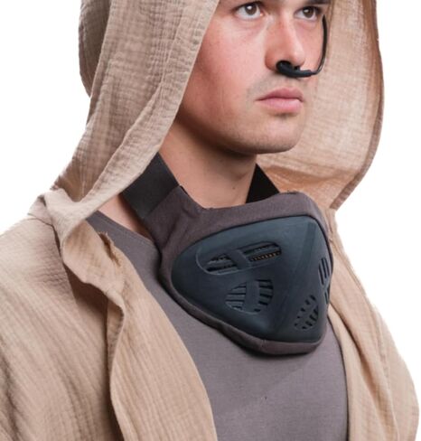 الكثبان الرملية لا تزال تناسب قناع فريمين زي الفيلم الدعامة تأثيري بول أتريدس تشاني الأنف الرأس in Kuwait