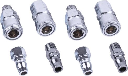 4x1/4 "BSP النحاس خط الهواء خرطوم تركيبات الإفراج السريع مقرنة حربة موصلات الذكور الإناث مجموعة in Saudi Arabia
