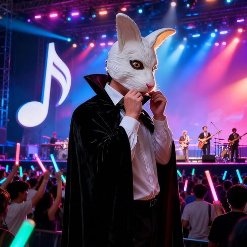 White Rabbit Head Mask, Cute Hare Half Face Masks for Adults Masquerade Animal Cosplay Costume Dress Up Party Props in Saudi Arabia