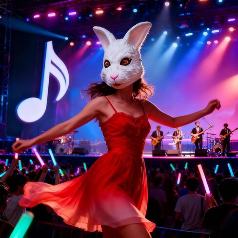White Rabbit Head Mask, Cute Hare Half Face Masks for Adults Masquerade Animal Cosplay Costume Dress Up Party Props in Saudi Arabia