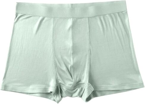 Men's 100% Mulberry Silk Boxer Briefs - Ultra Breathable Pure Silk Summer Underwear for Men, Comfort & Lightweight in Saudi Arabia