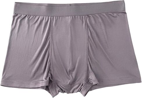 Men's 100% Mulberry Silk Boxer Briefs - Ultra Breathable Pure Silk Summer Underwear for Men, Comfort & Lightweight in Saudi Arabia