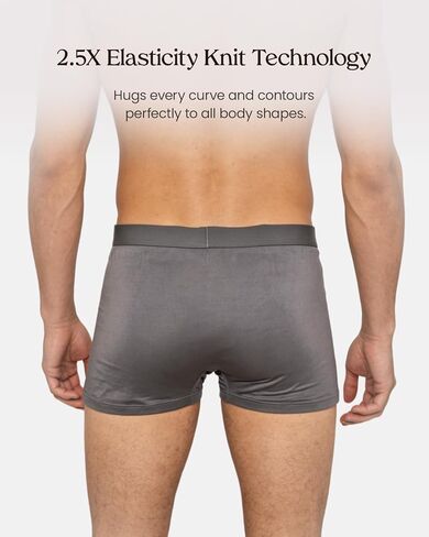 Men's 100% Mulberry Silk Boxer Briefs - Ultra Breathable Pure Silk Summer Underwear for Men, Comfort & Lightweight in Saudi Arabia