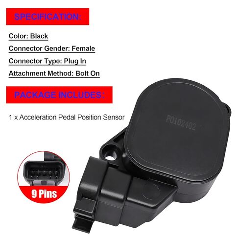 SMMS 699-101 Accelerator Pedal Position Sensor Fits for Chevrolet Avalanche 1500 Suburban 2500 Tahoe for Cadillac Escalade 2004-2005 Replaces OE 15120405 15264643 89059124 in Saudi Arabia
