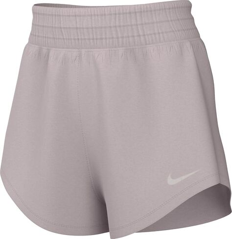 شورت Nike One للسيدات Dri-FIT متوسط ​​الارتفاع 3 بوصة ببطانة قصيرة (بنفسجي بلاتيني، DX6010-019) مقاس كبير in Saudi Arabia