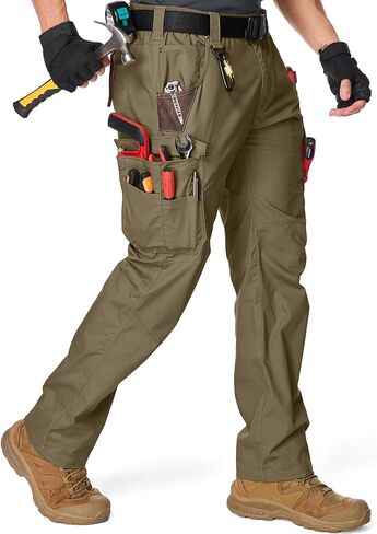 بنطال عمل رجالي، مقاوم للتمزق ومقاوم للماء، سروال BDU تكتيكي للمشي لمسافات طويلة للرجال in Kuwait