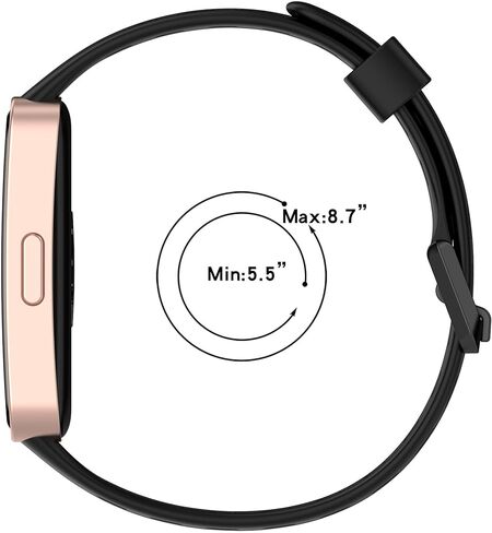 حزام سيليكون لـ Huawei Band 9 8 استبدال عصابات الساعات الرياضية لسوار Huawei 8 9 NFC معصمه ملحقات الساعات الذكية in Kuwait
