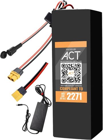 36V 10.6Ah Lithium Battery, Built-in 30A BMS, with 2A Charger, XT60 Connector, Compatible with 250W-1000W Motor, Universal Power Pack Rechargeable Batteries for Ebike, Motorcycles, Scooter, Tricycle in Saudi Arabia