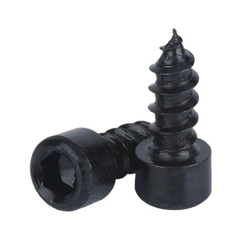 50pcs M2 M2.6 M3 M3.5 M4 M5 M6 Hexagon Socket Head Self Tapping Screws 8.8 Grade Black/Nickel Zinc Head Speaker Screws(Nickel Zinc Plated,3/8-24) in Saudi Arabia