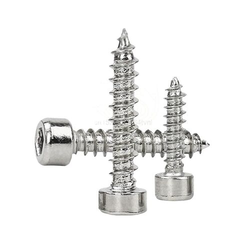 50pcs M2 M2.6 M3 M3.5 M4 M5 M6 Hexagon Socket Head Self Tapping Screws 8.8 Grade Black/Nickel Zinc Head Speaker Screws(Nickel Zinc Plated,3/8-24) in Saudi Arabia