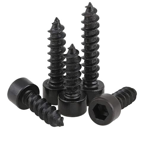 10-50 Black Carbon Steel Hexagon Socket Screws M2 M2.6 M3 M3.5 M4 M5 M6 Internal Cylindrical Head Self-Tapping Screws(18mm,M3 (50pcs)) in Saudi Arabia