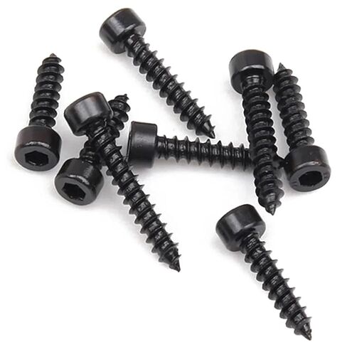 10-50 Black Carbon Steel Hexagon Socket Screws M2 M2.6 M3 M3.5 M4 M5 M6 Internal Cylindrical Head Self-Tapping Screws(18mm,M3 (50pcs)) in Saudi Arabia
