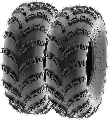 SunF Set 2 ATV Tires 23x10-10 23x10x10 Mud Tubeless 6 PR A028 in Saudi Arabia