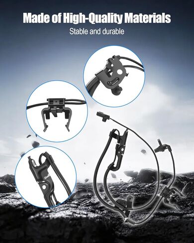 Front Left and Right ABS Wheel Speed Sensor Fit for Toyota Sienna 2011-2020 Replace 8954208040 8954208050 ALS2370 ALS2368 8954308040 8954308050, Skid Control Sensor Wire, 2PCS in Kuwait