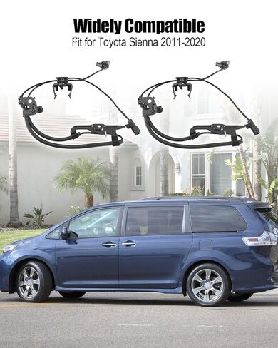 Front Left and Right ABS Wheel Speed Sensor Fit for Toyota Sienna 2011-2020 Replace 8954208040 8954208050 ALS2370 ALS2368 8954308040 8954308050, Skid Control Sensor Wire, 2PCS in Kuwait