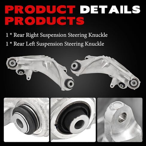 104441100F 104441600F Rear Suspension Steering Knuckle Right Left Fit for Tesla Model 3 EV BEV 2017-2023 Driver and Passenger Side 104441600G 104441100G 104441100H in Saudi Arabia