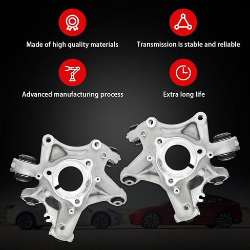 104441100F 104441600F Rear Suspension Steering Knuckle Right Left Fit for Tesla Model 3 EV BEV 2017-2023 Driver and Passenger Side 104441600G 104441100G 104441100H in Saudi Arabia