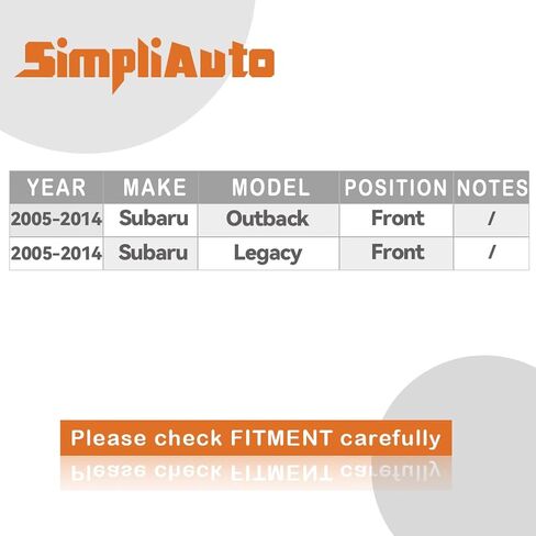 513220 محور العجلة الأمامية ومجموعة المحمل متوافقة مع Subaru Outback Legacy 2005-2014 5-Lug w/ABS in Saudi Arabia