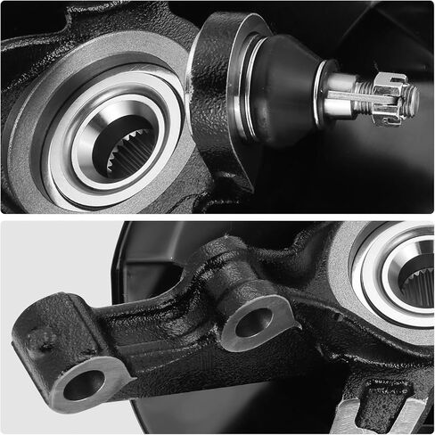 مجموعة مفاصل محملة من جانب السائق الأمامي الأيسر من DNA MOTORING متوافقة مع Honda Civic 2003-2005، OEM-KNCK-012-L in Saudi Arabia