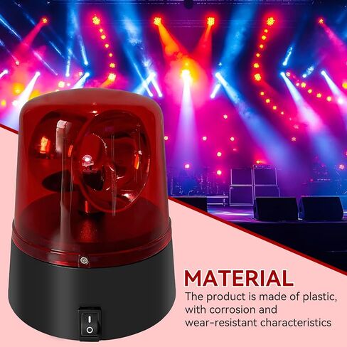 أحمر LED ضوء ستروب، 360 درجة ديسكو حزب الدورية مصباح وامض منارة حزب مصباح DJ وامض أضواء المسرح، سيارة الشرطة منارة صفارة الإنذار ضوء ستروب مع التحكم في التبديل لشريط عرض DJ in Saudi Arabia