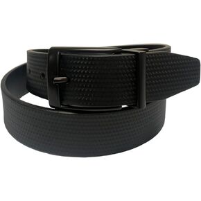 Nike Golf Men's Reversible Textured/Smooth Belt, Large (38-40") Black