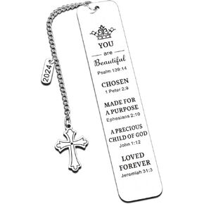 First Communion Gifts for Teen Girls Teenage Baptism Gifts for Girls Religious Confirmation Gifts Catholic Bookmarks for Women Book Lovers Christian Gifts for Women Graduation Birthday Gift for Her