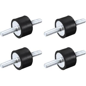 uxcell Rubber Mounts 4pcs M10x28mm Male Vibration Isolator Shock Absorber D50mmxH20mm in Kuwait
