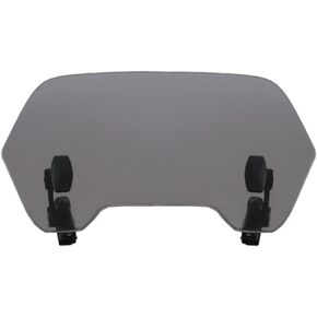 For Universal Double Linked Windshield Windscreen Extension Spoiler Deflector Smoked