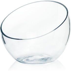 Craft And Party, Glass Bubble Vase, 4.5" Height x 6" Width Glass Fish Bowl Vase, Bubble Bowl vase for Terrarium, Flower vase Centerpiece