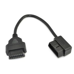 IKKEGOL 1ft قدم 30 سنتيمتر/12 obd II obd2 16 دبوس ذكر إلى أنثى تمديد كابل سيارة التشخيص موسع سلك محول