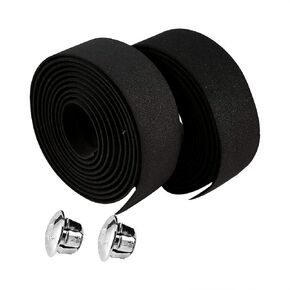Junfamilee 2 Rolls Bike Handlebar Tape, Bicycle Bar Tape, Cycling Handle Wraps, EVA Road Bike Handlebar Tapes, 2 Rolls, Bicycle Handlebar Tape for Road, Urban, MTB Bikes，Parts and Components