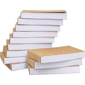 Nicunom 12 Pack Blank Flipbooks, 1152 Sheets (2304 Pages) Blank Flip Book Paper for Kid, 4.5" x 2.5"Flip Book for Animation, Sketching & Cartoon Creation, No Bleed Drawing Paper and Sewn Binding