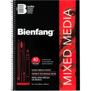 Bienfang Mixed Media Pad, 9 x 12 Inches