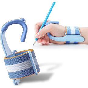 Pencil Grip Corrector for Kids Handwriting - Adjustable Anti-Hook Wrist Correctors for Children Students Pen Holding Trainer Toddler Finger Grips for Pencils Writing Posture Training Gripper Aid Tool