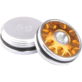 OGECLF 2pcs Gold Golf Weights for Odyssey Stroke Lab, Triple Track, O-Works Putters 5g 10g 15g 20g 25g 30g 35g for Option