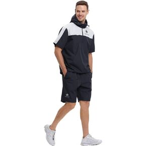 HOTSUIT Sauna Suit for Men Anti Rip Sauna Sweat Suit for Men Lightweight Boxing Workout Sauna Jacket Pants