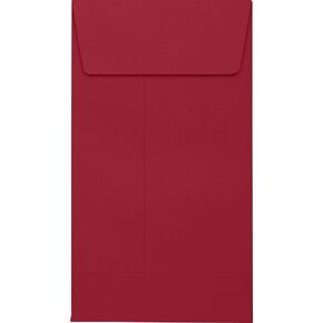 LUXPaper #5 1/2 Coin Envelopes | Peel & Press | 3 1/8" x 5 1/2" | White Linen | 80lb. Text | 50 Qty
