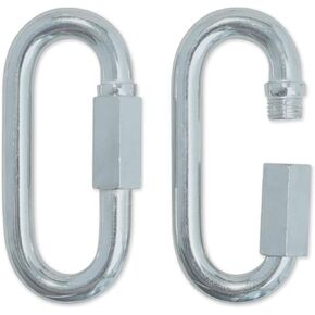 Meister Quick Link Screwlock Carabiners - Galvanized Steel w/Threaded Hex Connector