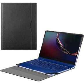 غطاء حافظة Fintie لجهاز 13.3 بوصة Samsung Galaxy Book3 360 NP730QFG/Galaxy Book2 Pro 13 NP930XED/Galaxy Book2 Pro 360 NP930QED/Galaxy Book2 360 NP730QED/Galaxy Chromebook 13 XE930QCA، GlitterMarble