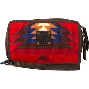 STS Ranchwear Womens Crimson Sun Kacy Multi-Color Leather Clutch Bag