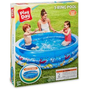 Play Day BLUE 3-RING POOL