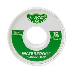 CURAD Waterproof Adhesive Tape, 1/2" x 10 yds., 1 Roll