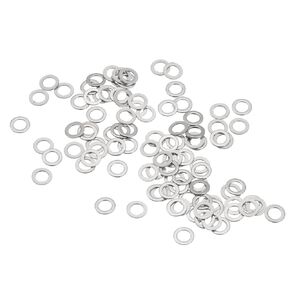 uxcell M10 304 Stainless Steel Flat Washers, 50pcs 10x16x0.5mm Ultra Thin Flat Spacers for Screw Bolt, Electronic Repair, Automotive