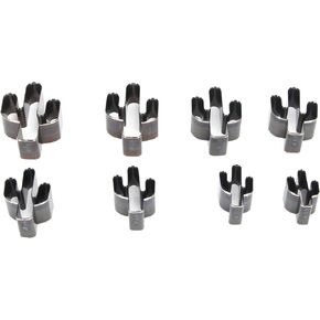 Leather Cutting Dies 8pcs, High Carbon Steel Cactus Shaped Punching Tool Metal Leather Craft DIY Cutting Mold for Leather Crafts and Other Art Project
