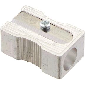Kum 104.03.01 Magnesium Alloy Metal 1-Hole Steel Blade Rectangular Pencil Sharpeners