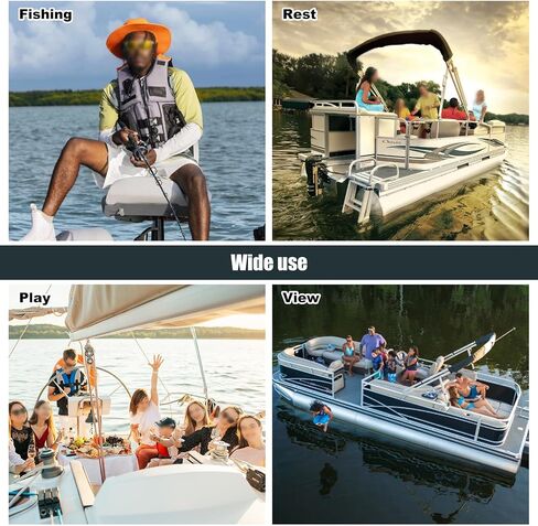 RULLINE Boat Seating with ¾-Inch Pedestal Package! Includes Brushed Aluminum Finish, 11-Inch Tall Post, and 7-Inch x 7-Inch Base Plate. Upgrade Pedestal Package!· in Saudi Arabia