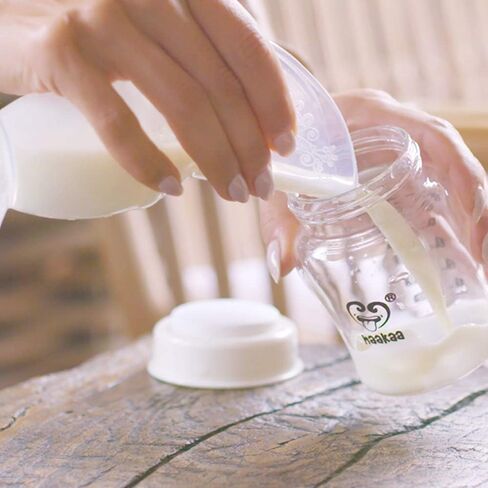 haakaa Manual Breast Pump Silicone Milk Saver for Breastfeeding Moms 4oz in Saudi Arabia