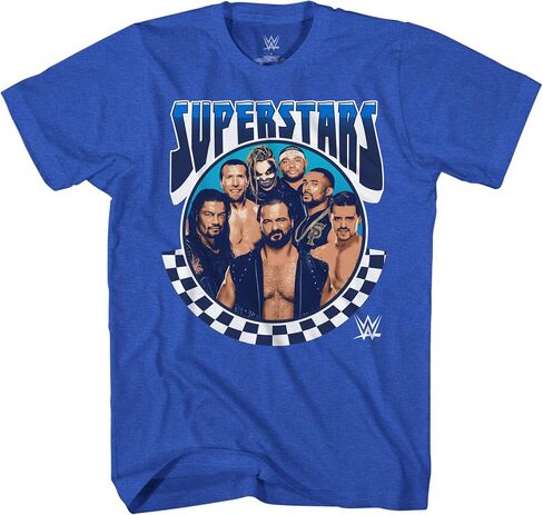 WWE Superstars Grid Roman Reigns John Cena Becky Lynch Boys Youth T-Shirt in Saudi Arabia