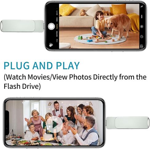 محرك فلاش 512 جيجا بايت لـ iPhone Photo Stick، 4 في 1 نوع C USB Thumb Drive Memory Stick عالي السرعة USB Drive Photo، محرك تخزين ذاكرة خارجي قابل للتوسيع 512 جيجا بايت متوافق مع الهاتف المحمول وأجهزة الكمبيوتر in Kuwait