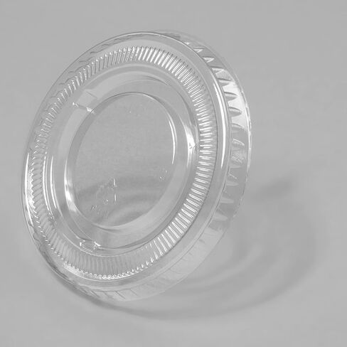 حاويات كاليفورنيا 100 عبوة من أكواب بهار سوفليه فردية مع أغطية - 2 أونصة. - مثالية للكاتشب والصلصة وصلصة الشواء والغمس in Kuwait